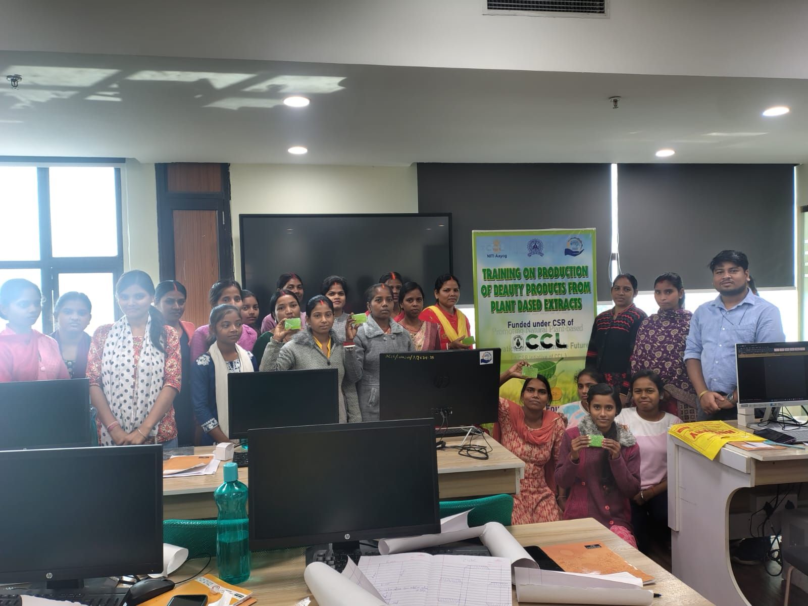Hands-on training on packaging and Labelling class taken by Rajiv Sharma