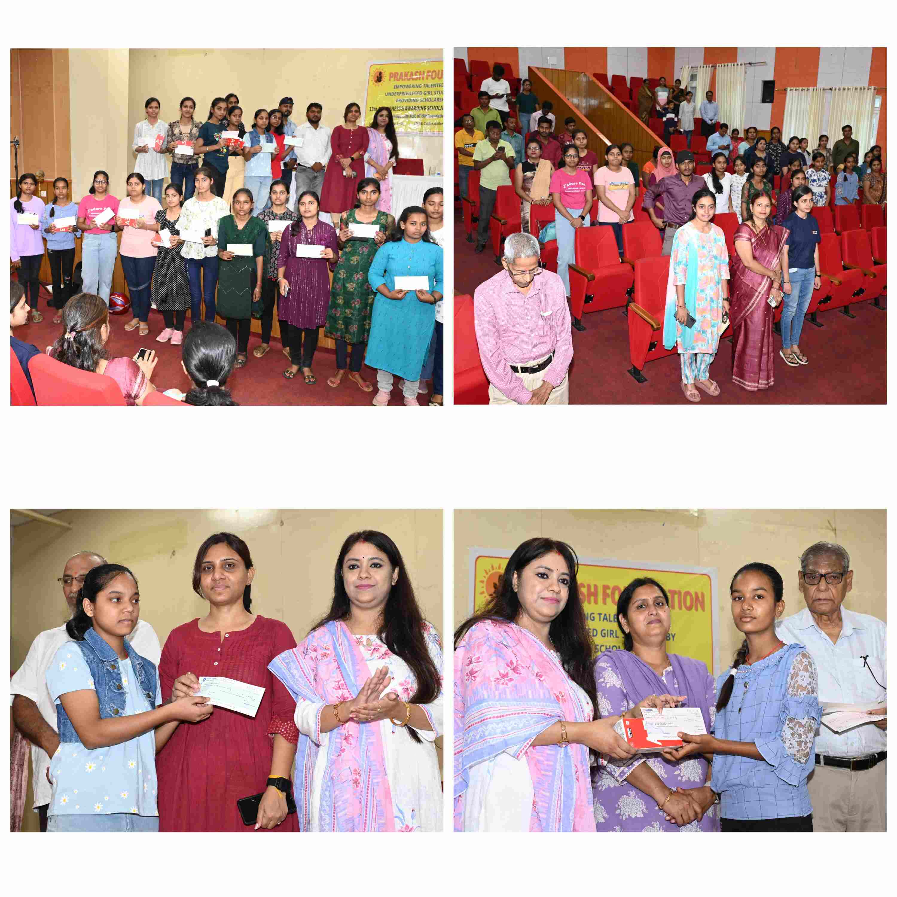 Empowering under privileged  girl students.