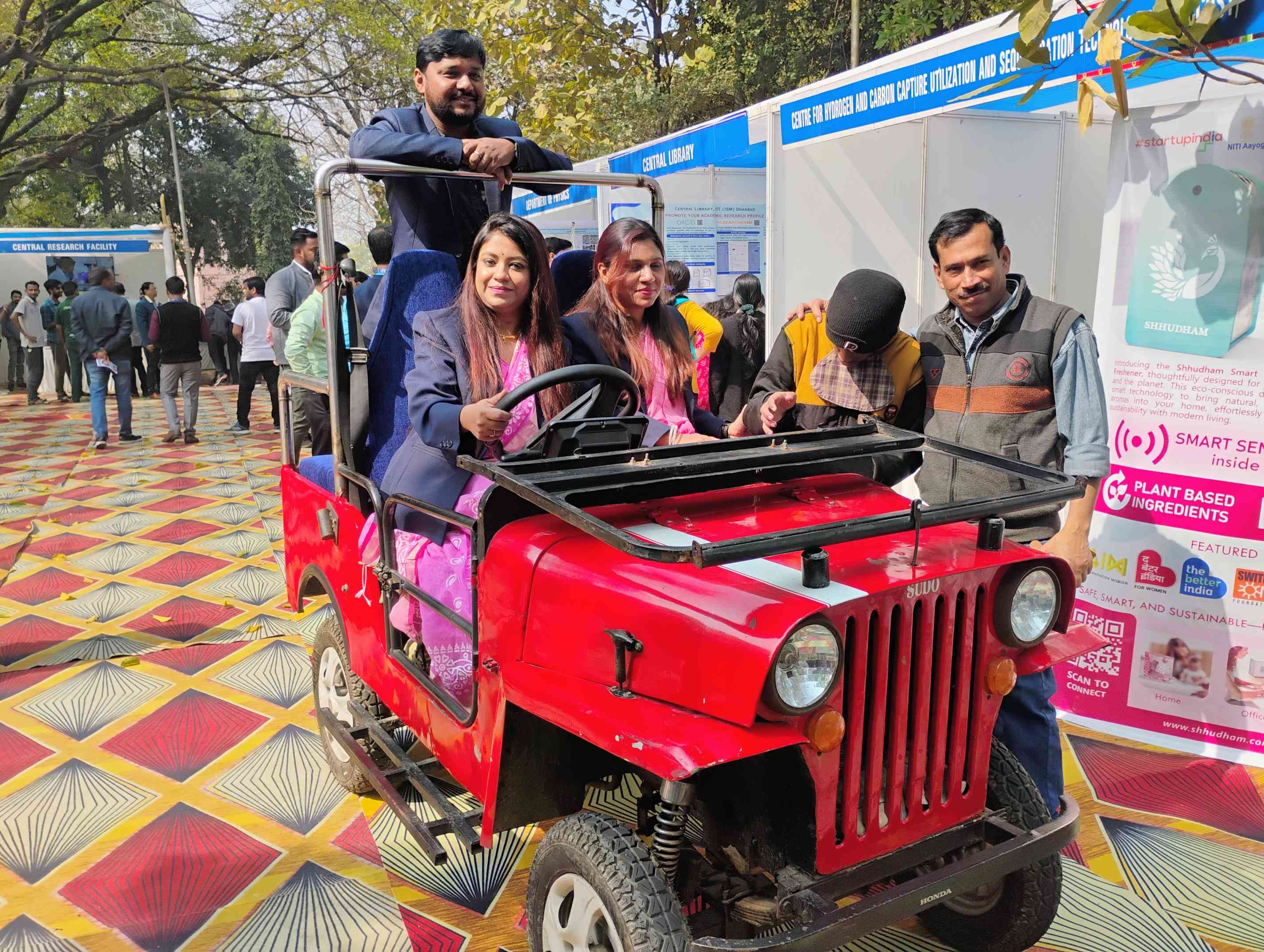 ACIC IIT (ISM) Foundation Presents EV and On-Crash Testing Prototype.