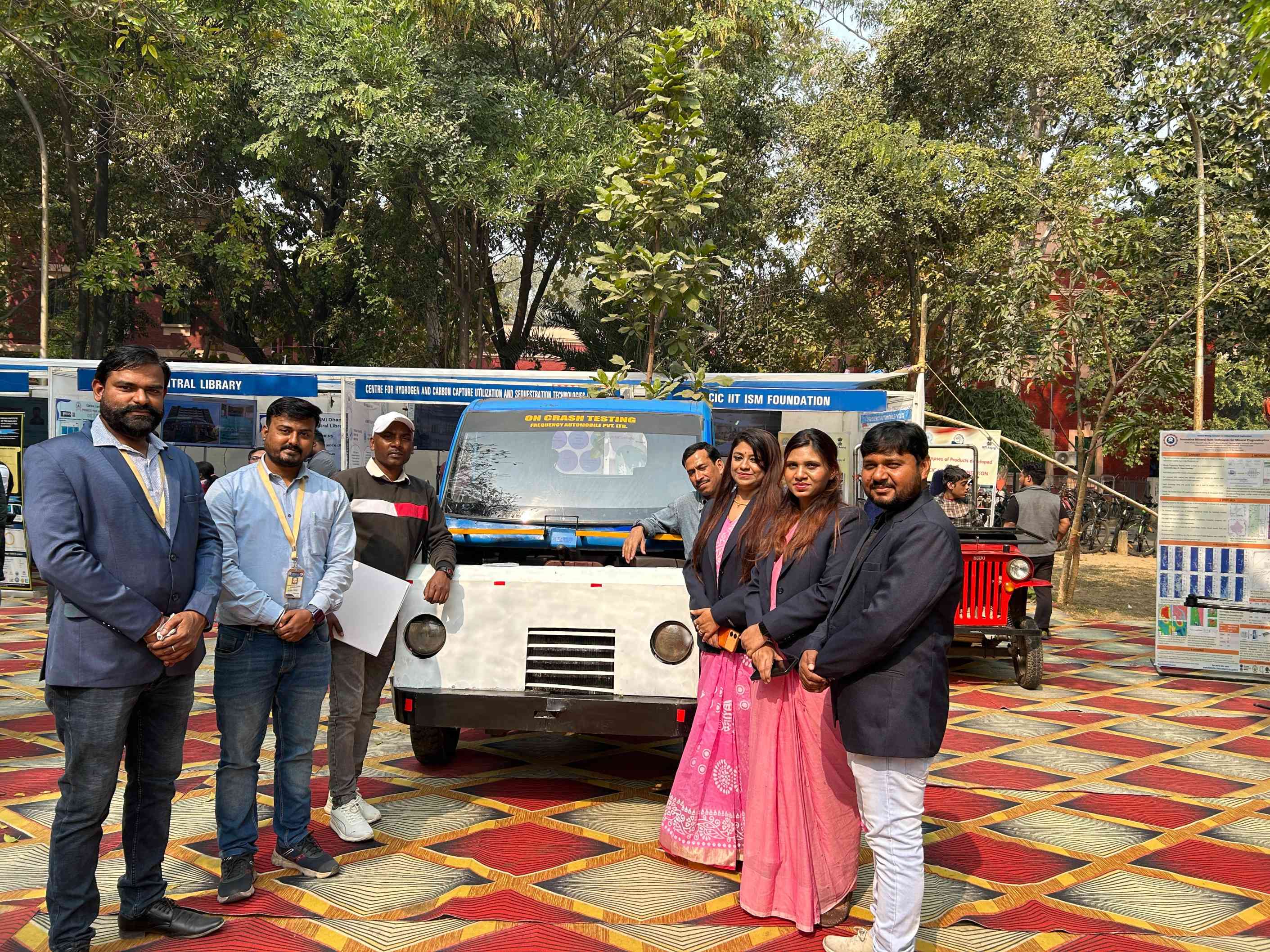 ACIC IIT (ISM) Foundation Presents EV and On-Crash Testing Prototype.